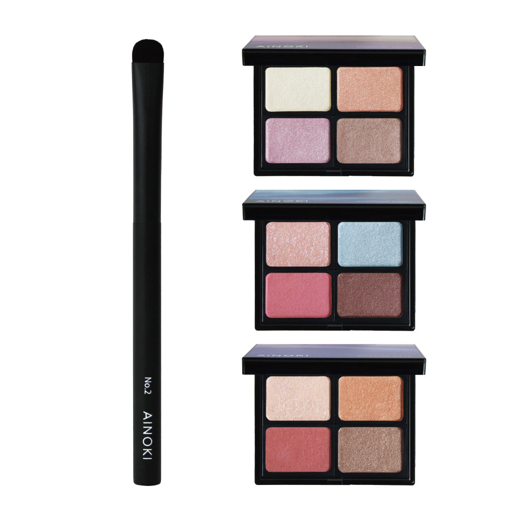AINOKI アイシャドウパレット＆ブラシ キット